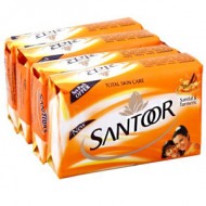 Santoor 4 soaps Pack 